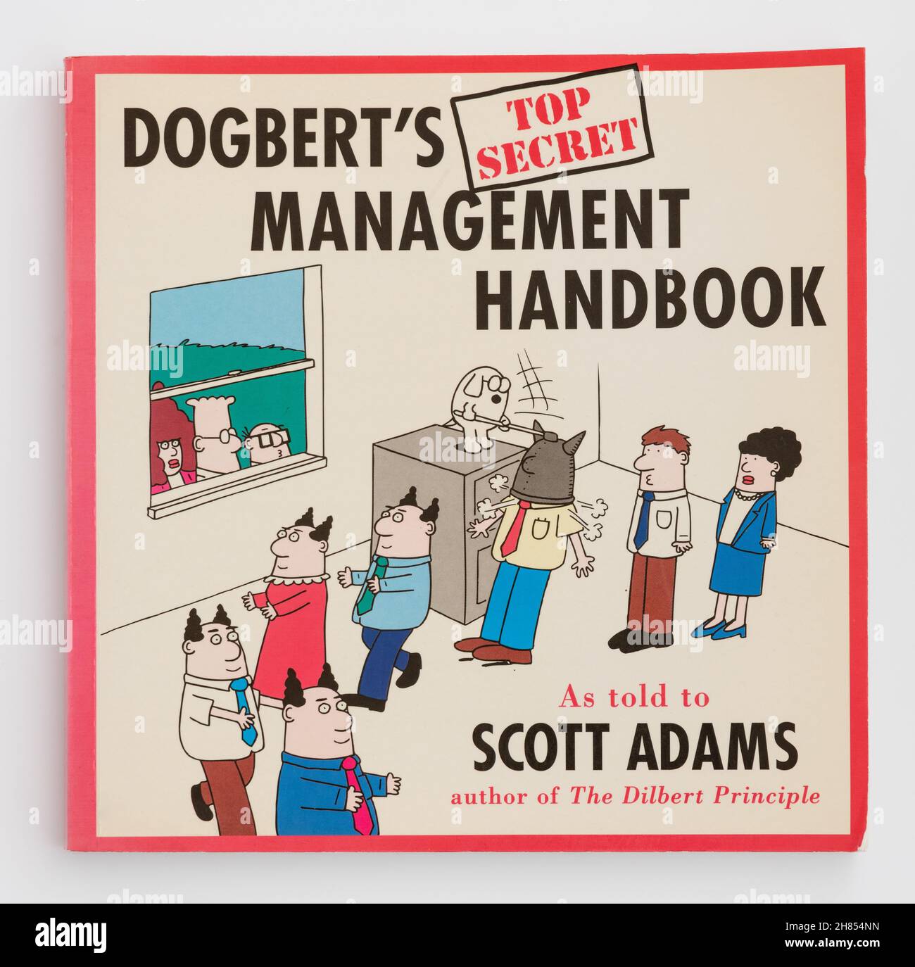 El Manual de Manejo Secreto Superior de Dogbert - Scott Adams Foto de stock