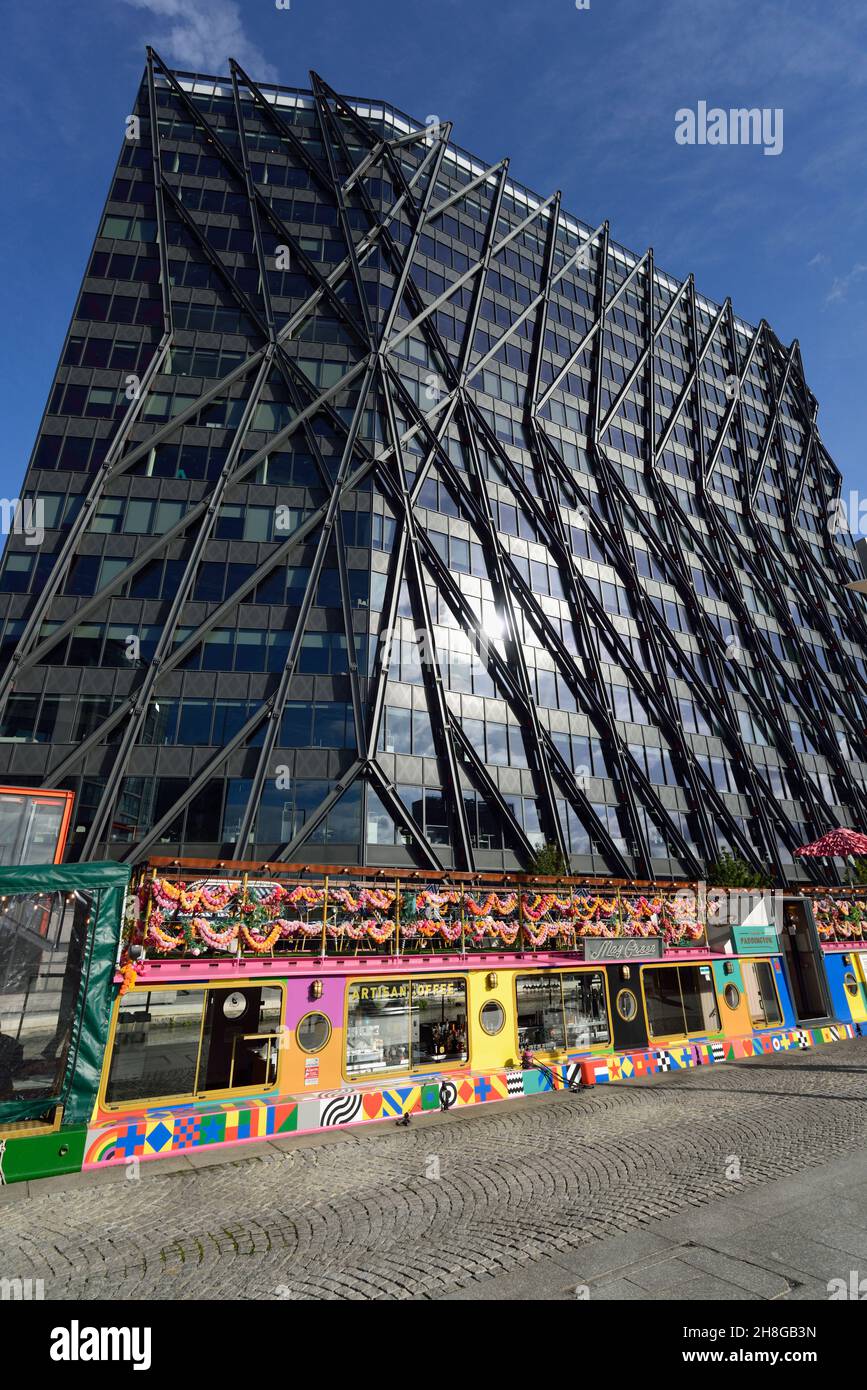 Edificio Brunel, 55-65 North Wharf Road, Paddington Waterside, Westminster, Londres, Reino Unido Foto de stock