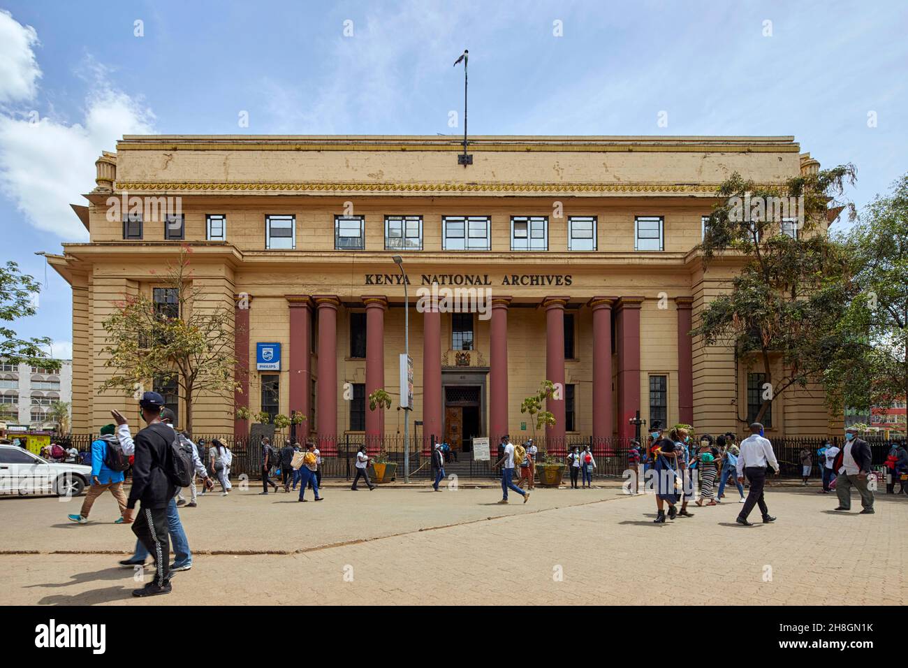 Archivos Nacionales de Kenia en Nairobi Kenia África Foto de stock