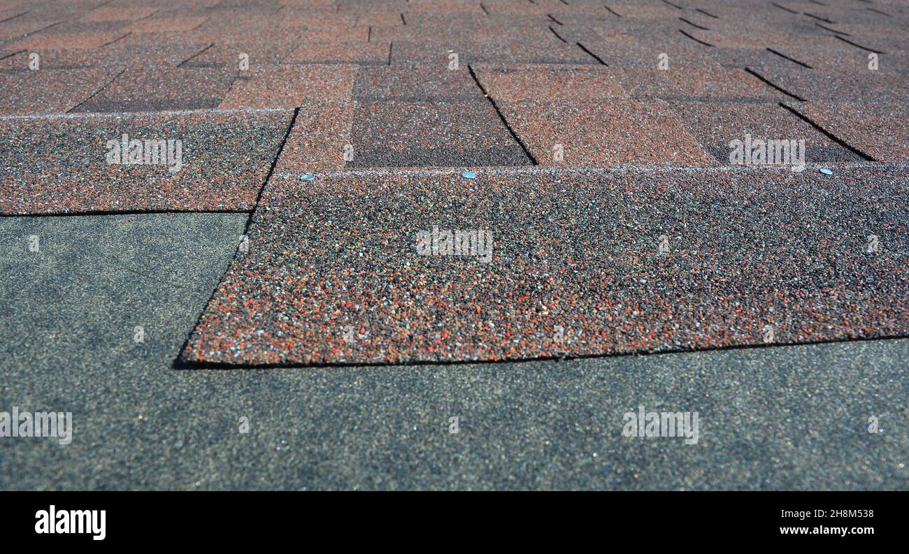 Opinión Sobre Asphalt Roofing Shingles Background Tablas Del Tejado -  Techumbre Asphalt Roofing Shingles Hammer, Guantes Y Clavos Imagen de  archivo - Imagen de asfalto, tejado: 94910233