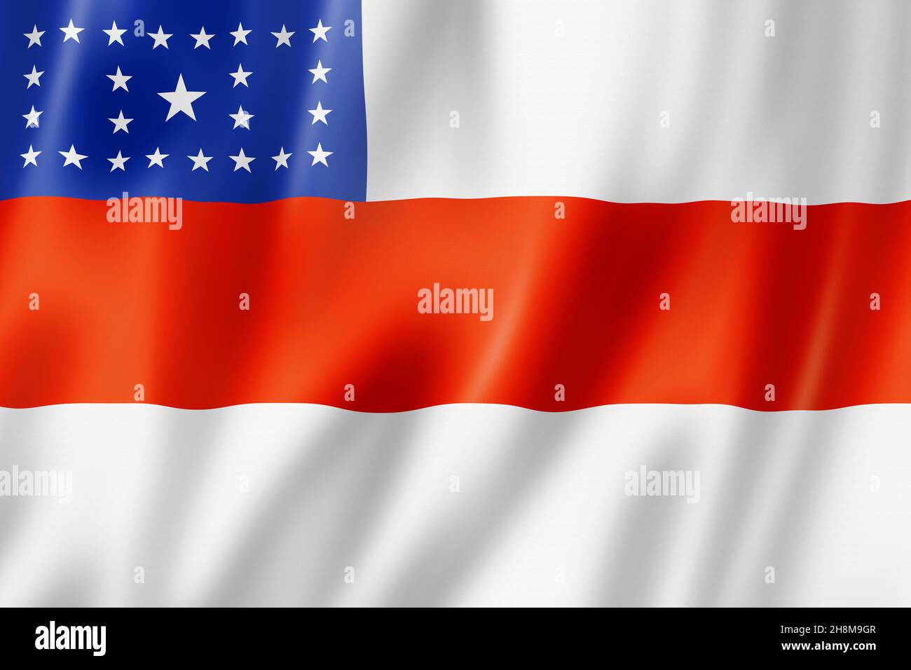 Bandera del estado de Amazonas, colección de banderas ondeadoras de