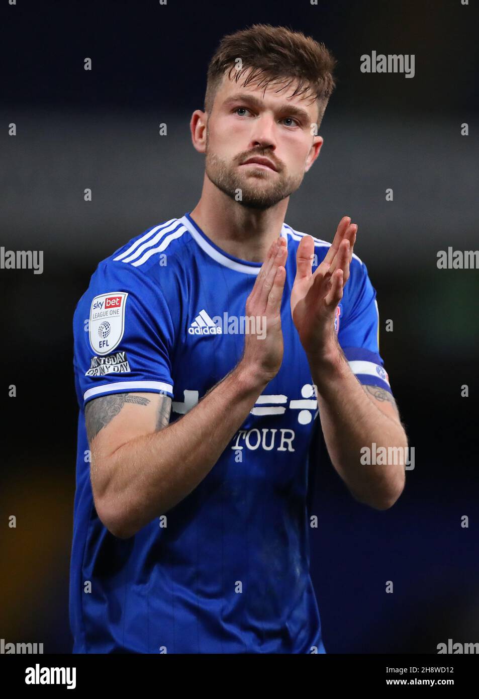 Cameron Burgess of Ipswich Town Ipswich Town v Arsenal U21, Papa
