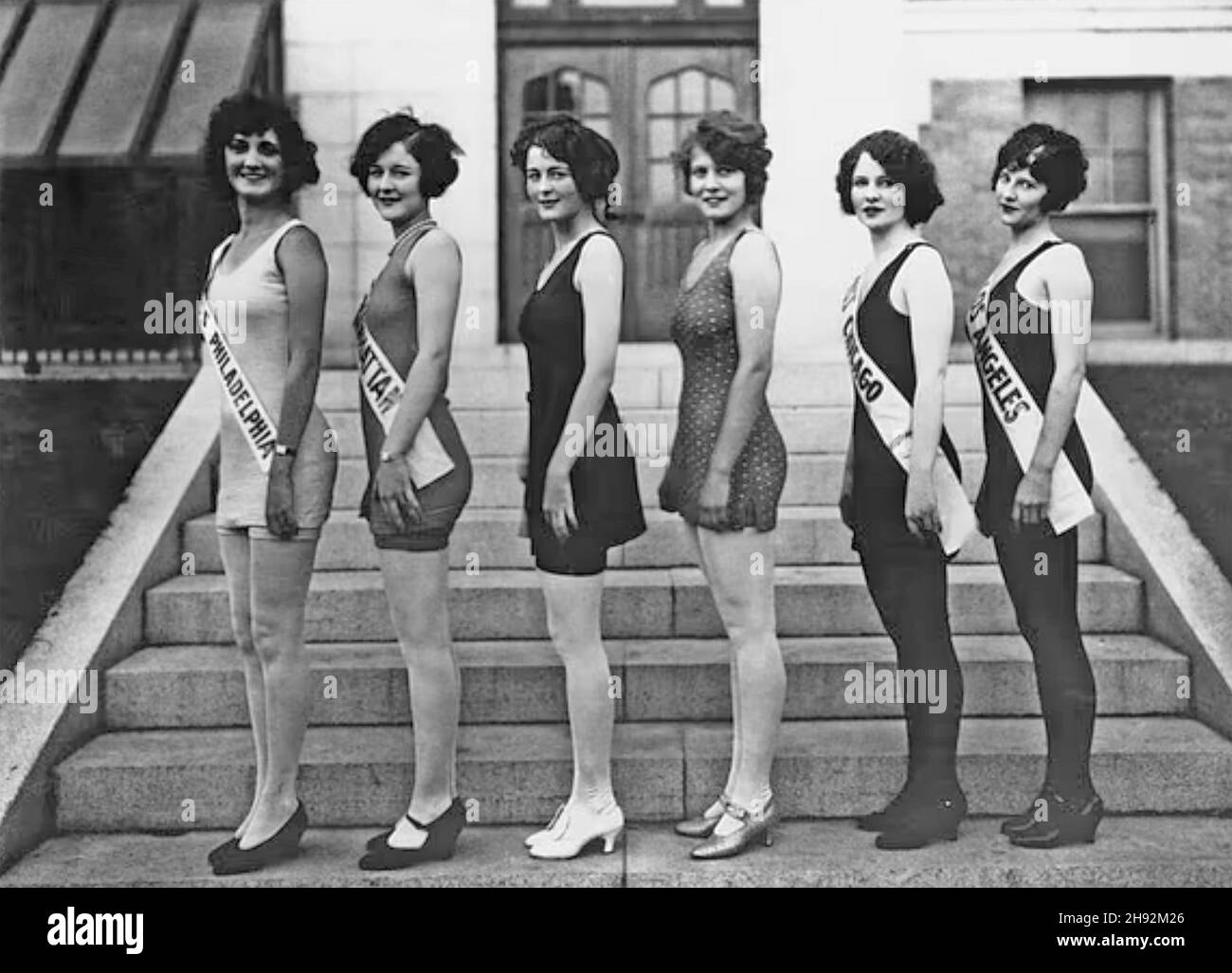 MISS AMERICA 1925 finalistas Foto de stock