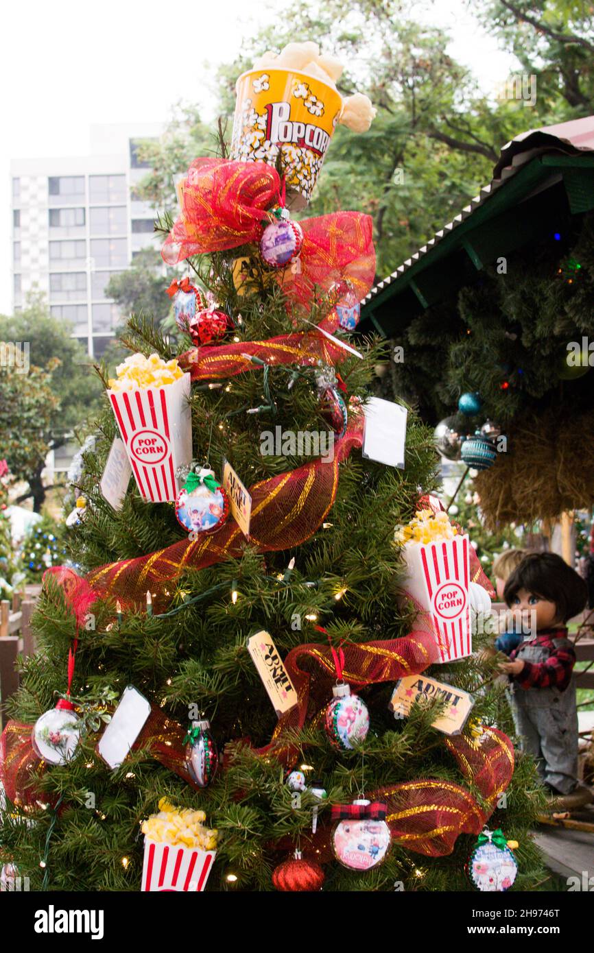 Navidad en el Parque, San José, 2021. Una muy buena Navidad. Foto de stock