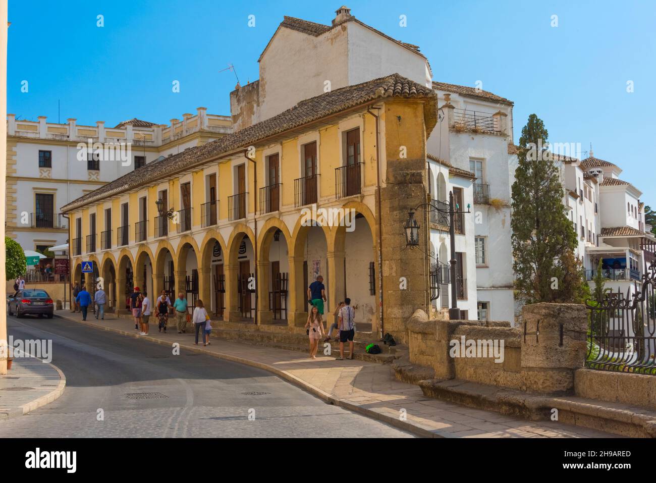 Edificio antiguo, Ronda, Provincia de Málaga, Comunidad Autónoma de Andalucía, España Foto de stock