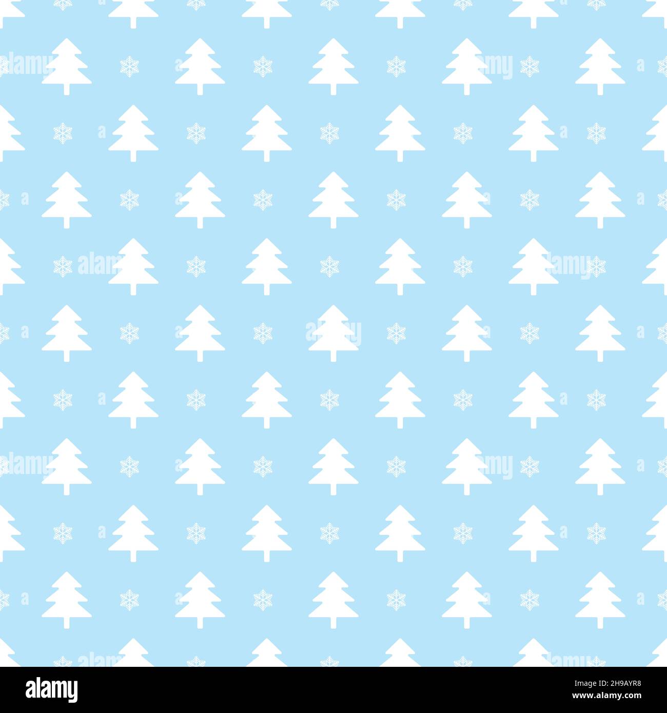 Árbol de Navidad sin costuras patrones vectoriales.Impresión de vacaciones de invierno. Ilustración del Vector