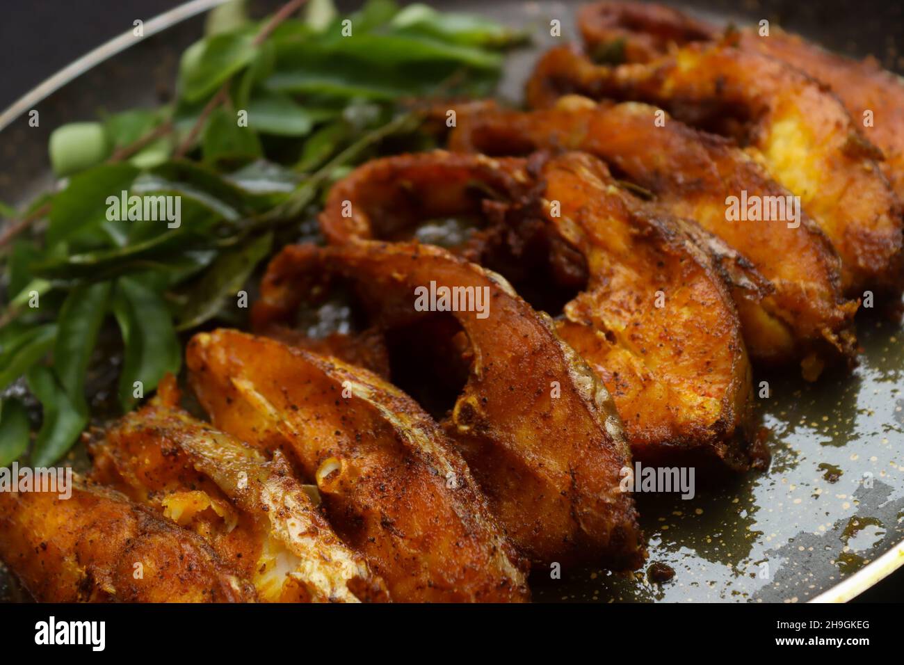 Tilapia pescado al estilo de kerala tilapia pescado frito Fotografía de