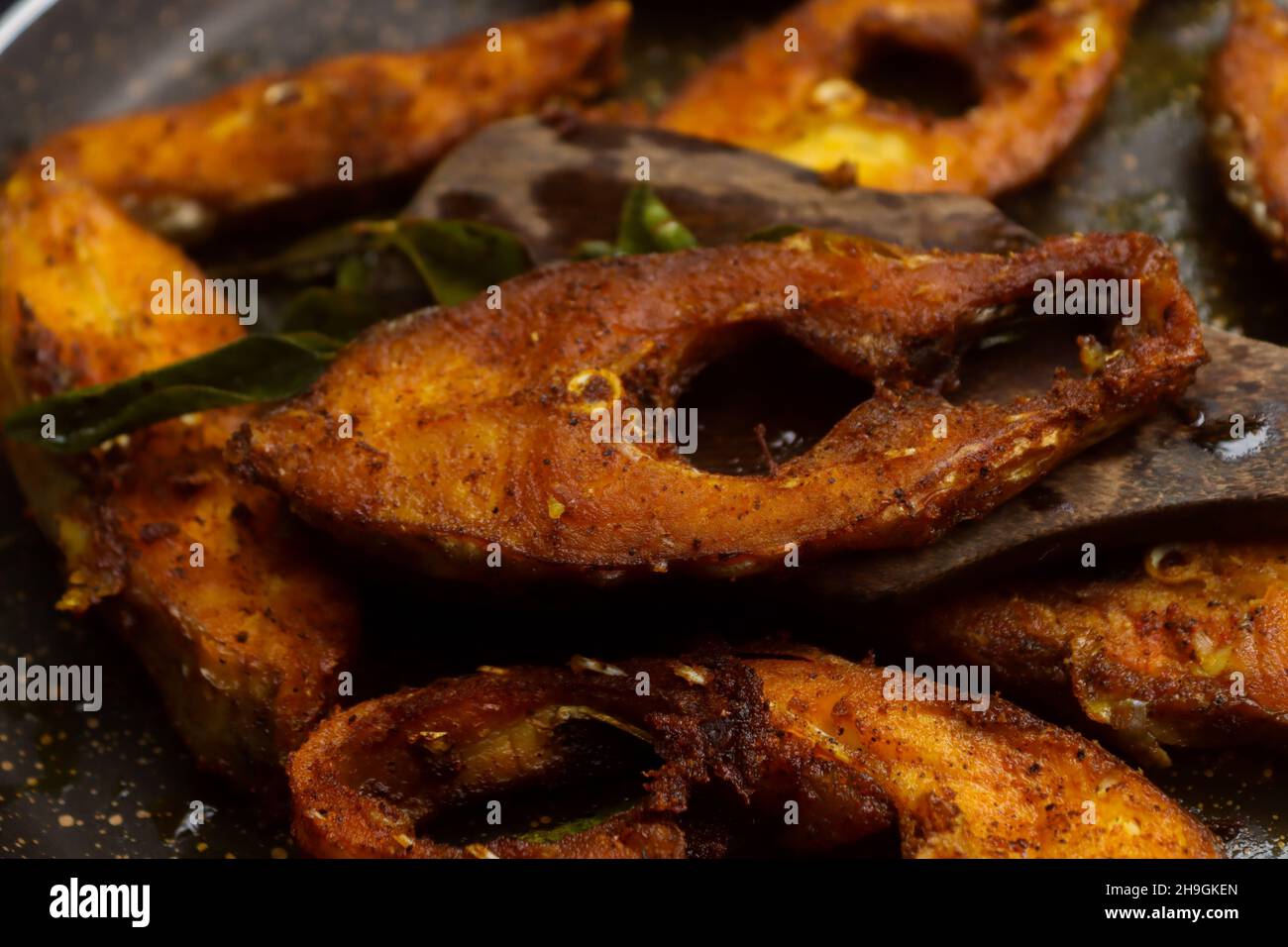 Tilapia pescado al estilo de kerala tilapia pescado frito Fotografía de
