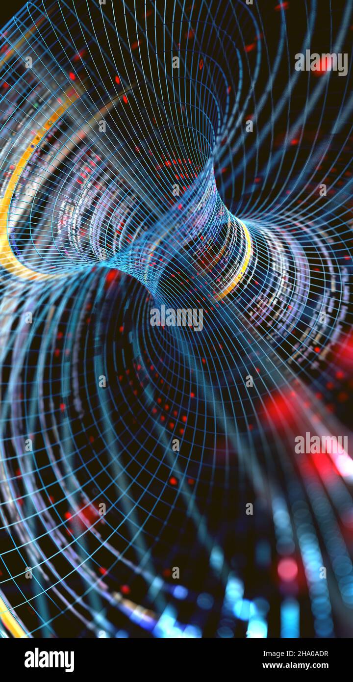 Fondo de pantalla de modelo de concepto tecnológico y big data   y código  ilustració de fondo de la  tecnología Fotografía de stock - Alamy