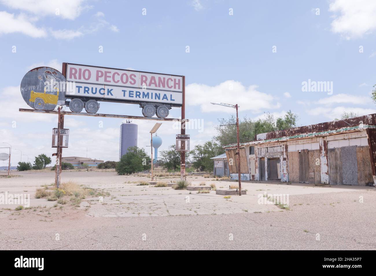 Terminal de camiones rancho rio pecos fotografías e imágenes de alta