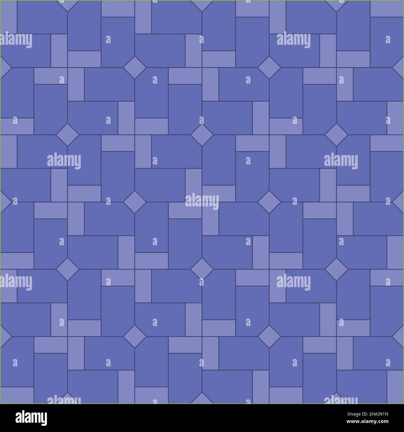 Fondo de azulejos moderno y sencillo. Patrón vectorial sin costuras en color muy peri. Ilustración del Vector