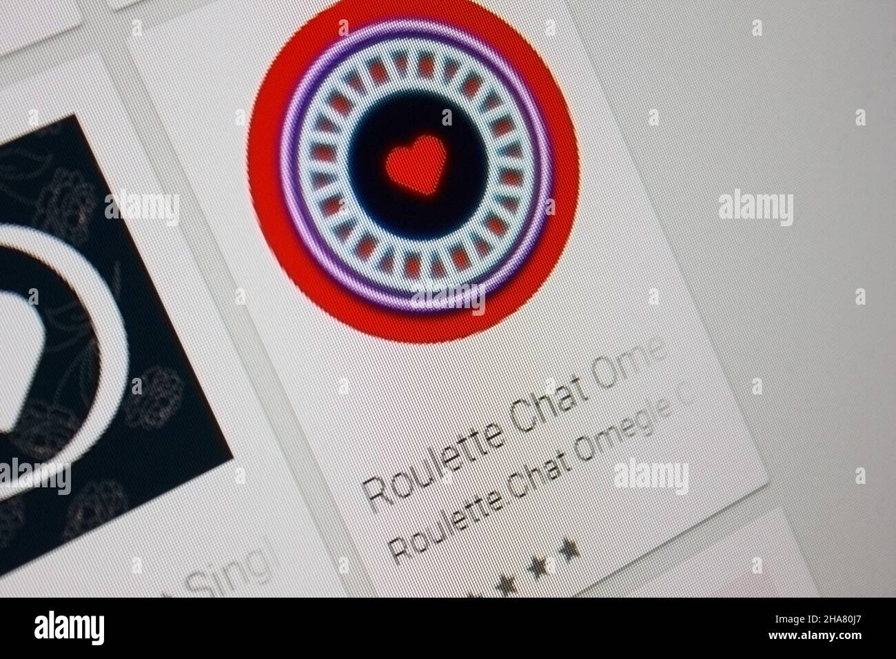 Chat roulette fotografías e imágenes de alta resolución - Alamy