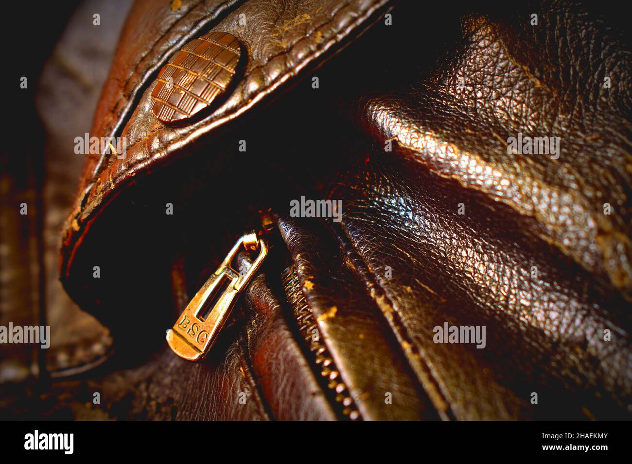 La imagen muestra el fondo de la chaqueta de samokjacket Foto de stock