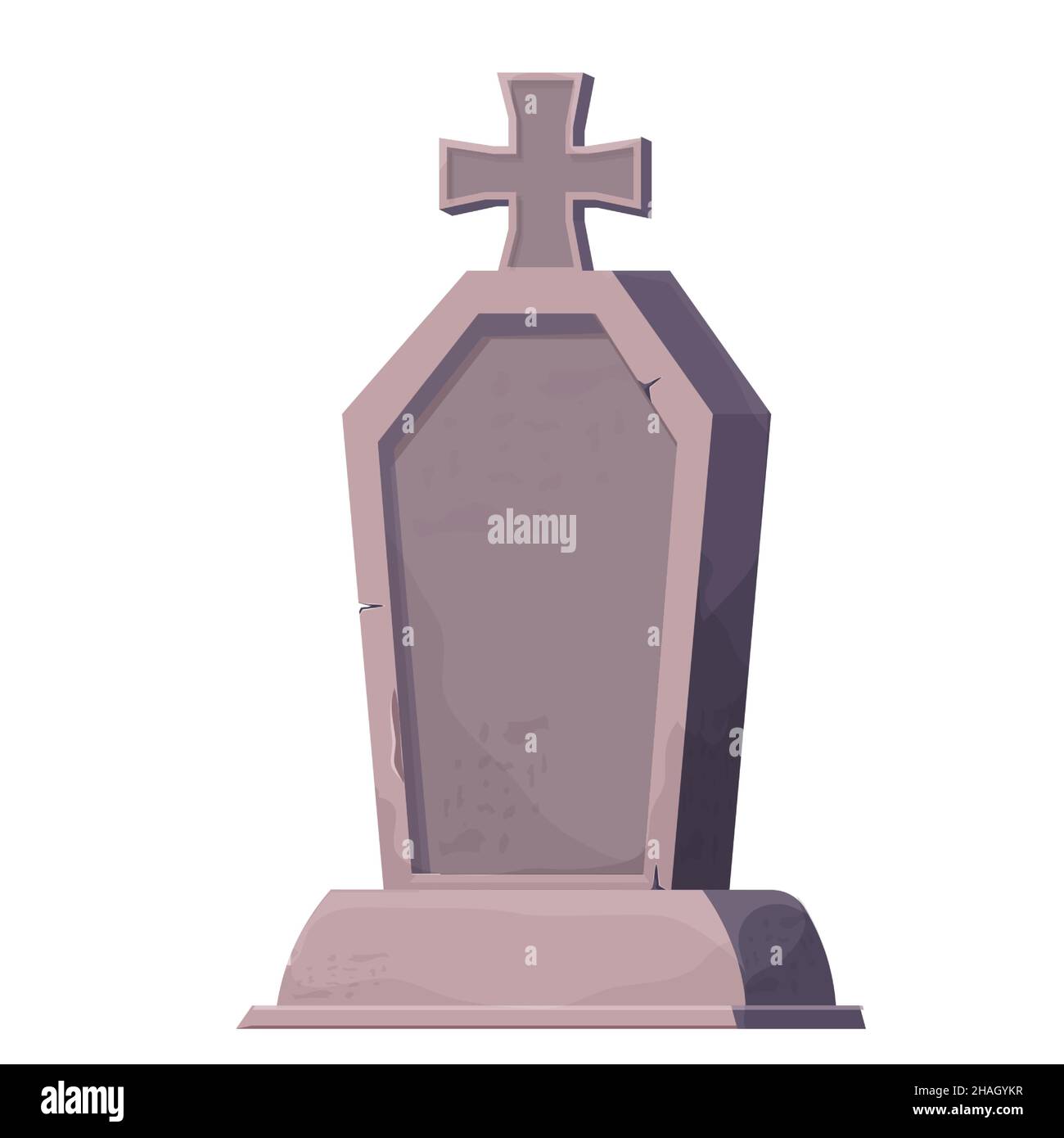 Tumba de piedra, monumento conmemorativo en estilo de dibujos animados