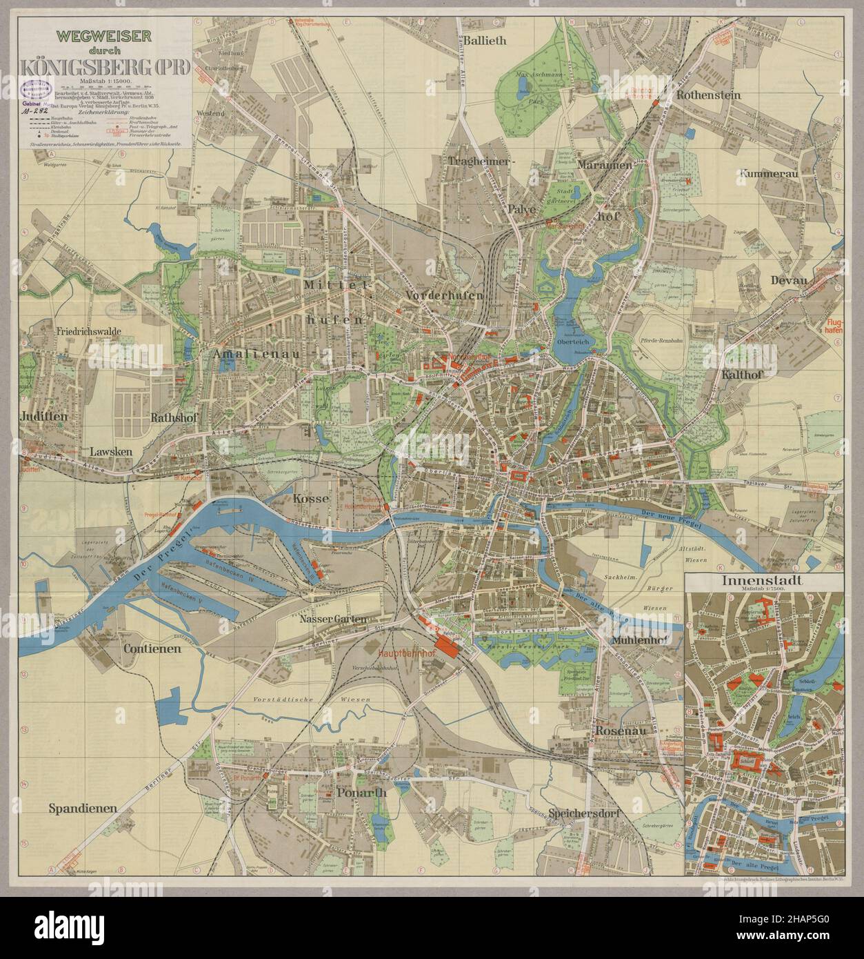 Konigsberg map fotografías e imágenes de alta resolución - Alamy