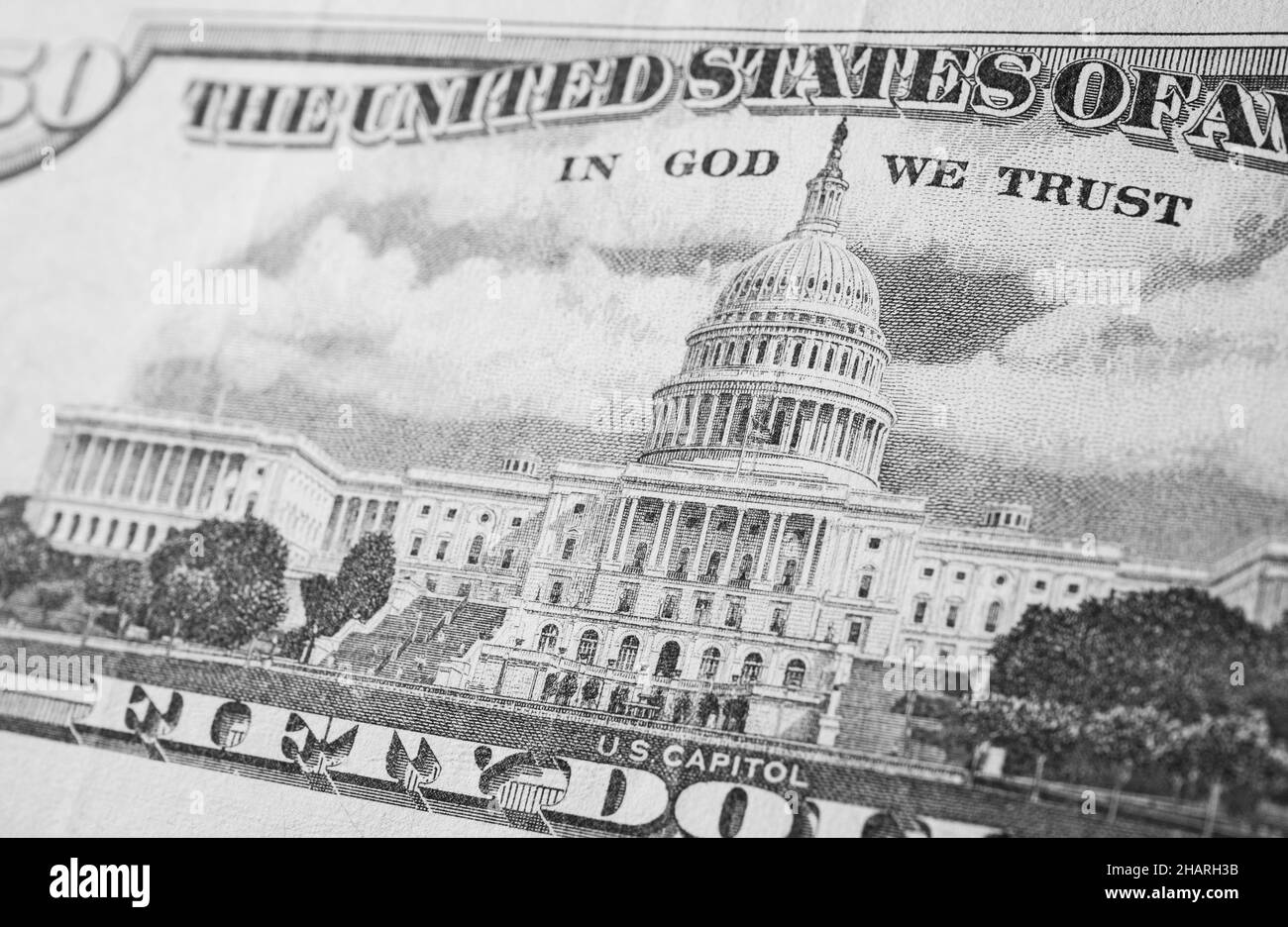 Cierre de la Moneda de Nota del Dólar Americano Fotografía de stock - Alamy