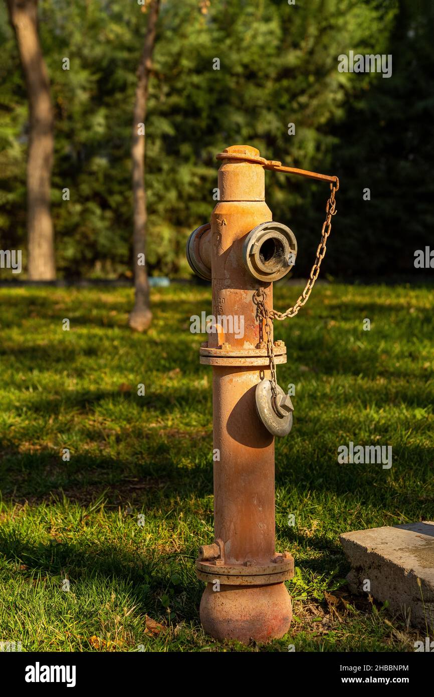 Los hidrantes de incendios sobre el suelo están diseñados para