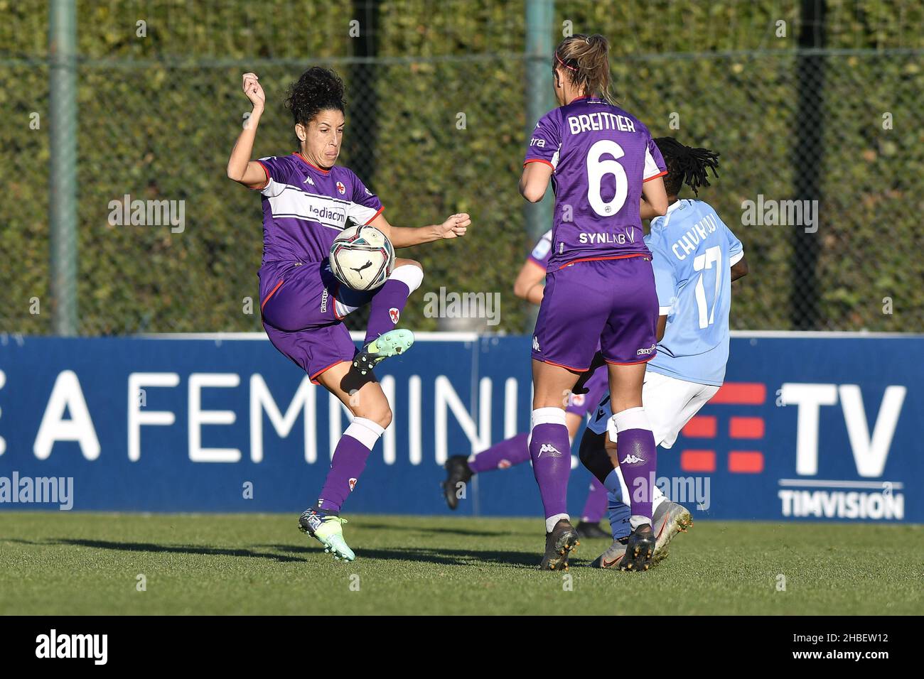 Teresa Claudia Pires Neto (ACF Fiorentina Femminile) during AC Milan vs ACF  Fiorentina femminile, Italian f - Photo .LiveMedia/Francesco Scaccianoce  Stock Photo - Alamy