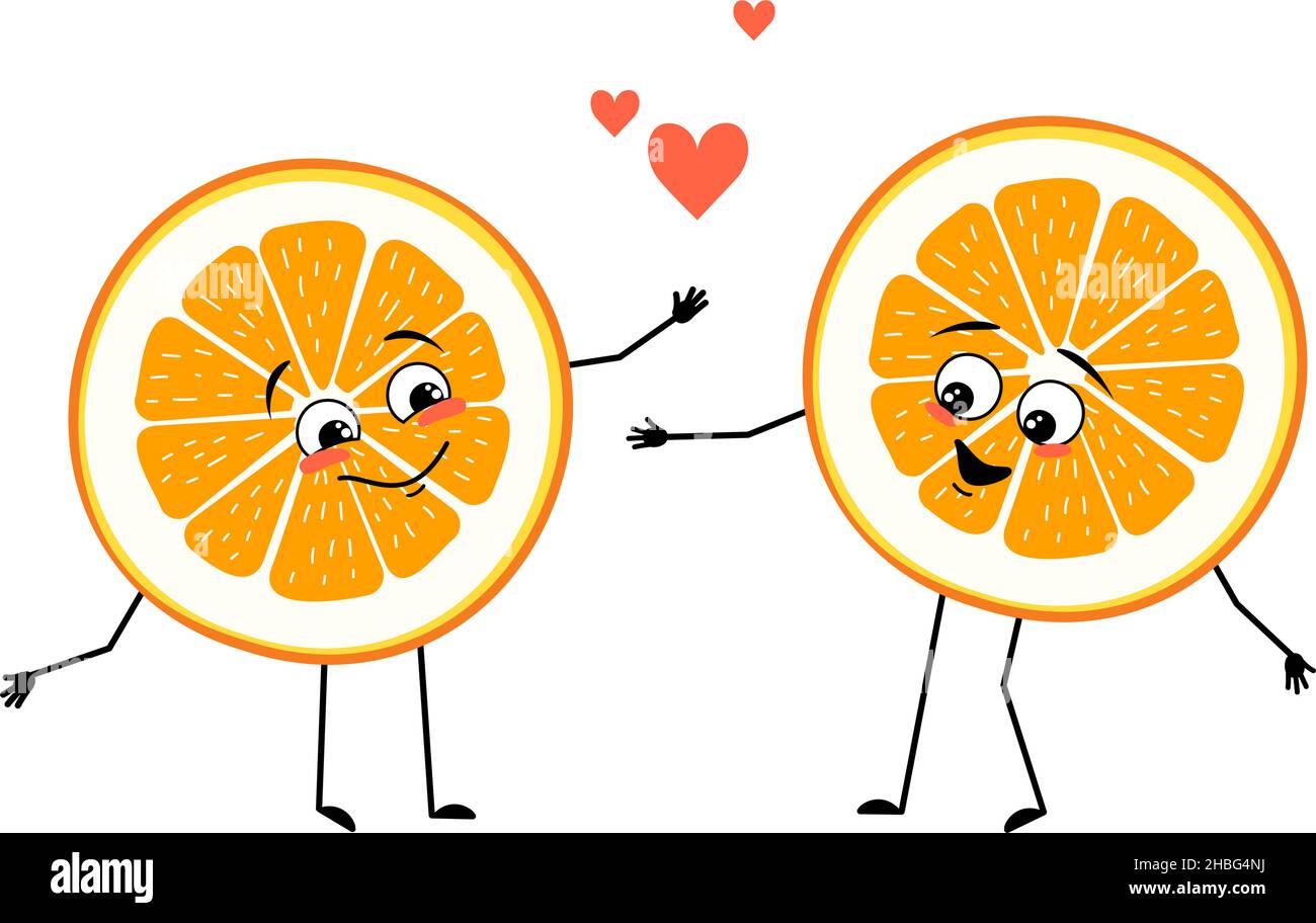 Beso naranja Imágenes recortadas de stock - Alamy