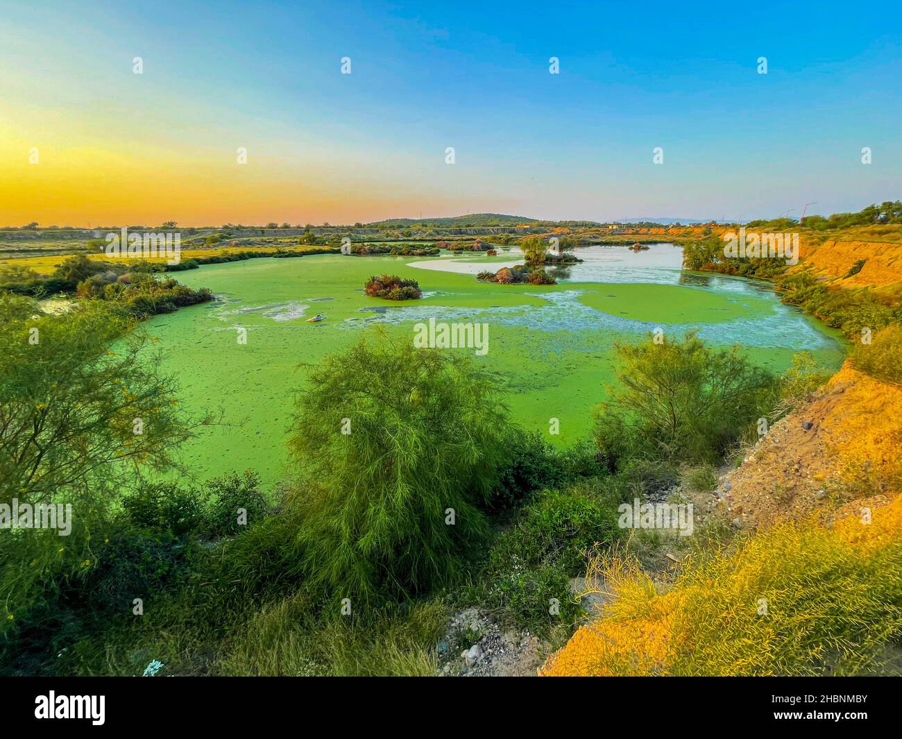 Parque Metropolitano de Hermosillo, humedal y parque recreativo con