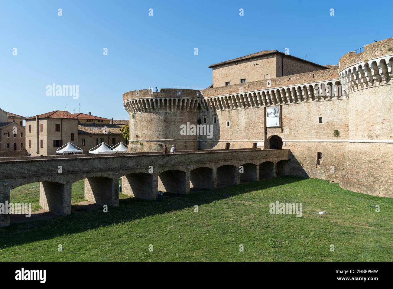 Fortaleza, Senigallia, Marche, Italia, Europa Foto de stock