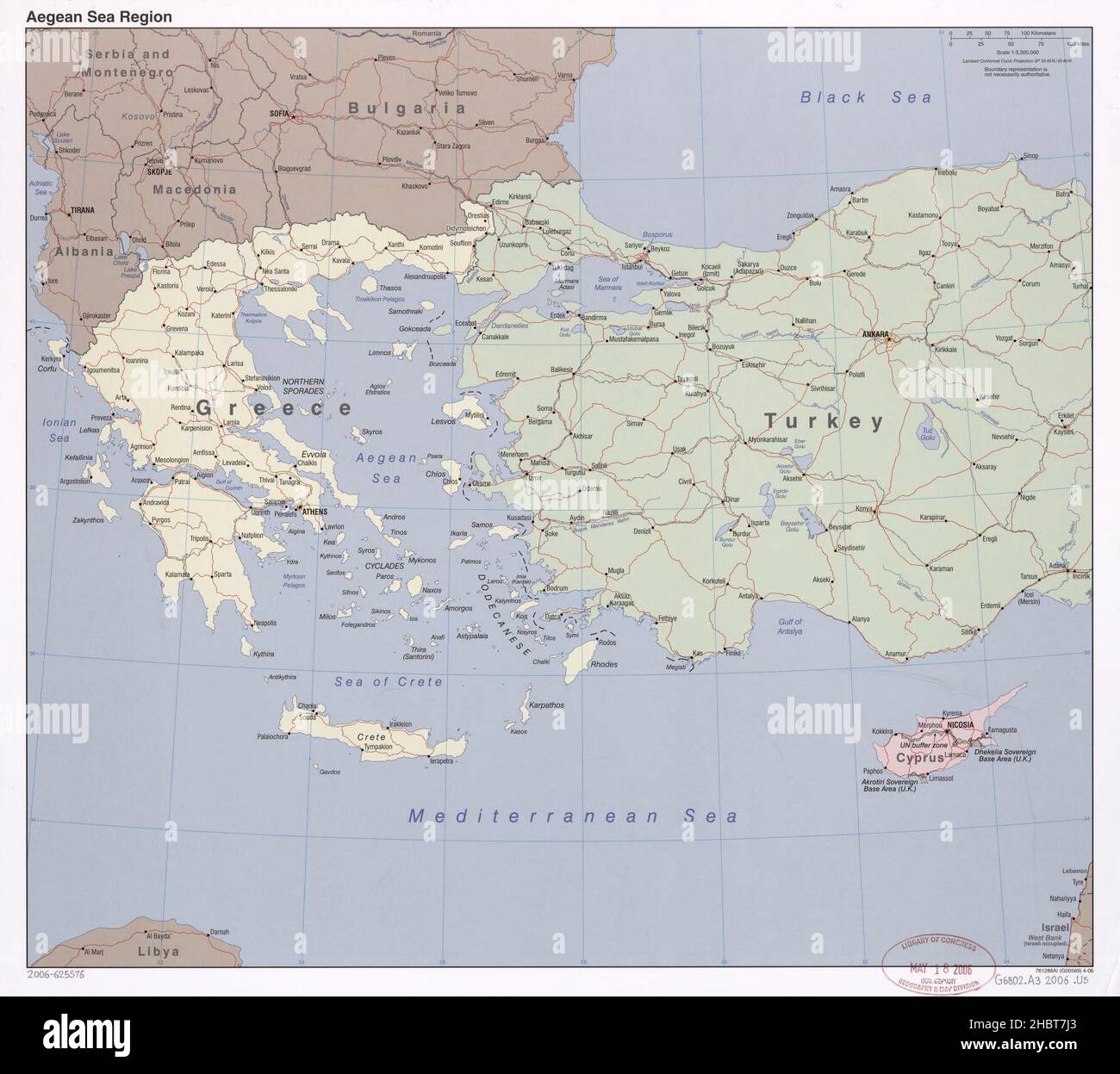 Map of greece and turkey fotografías e imágenes de alta resolución - Alamy