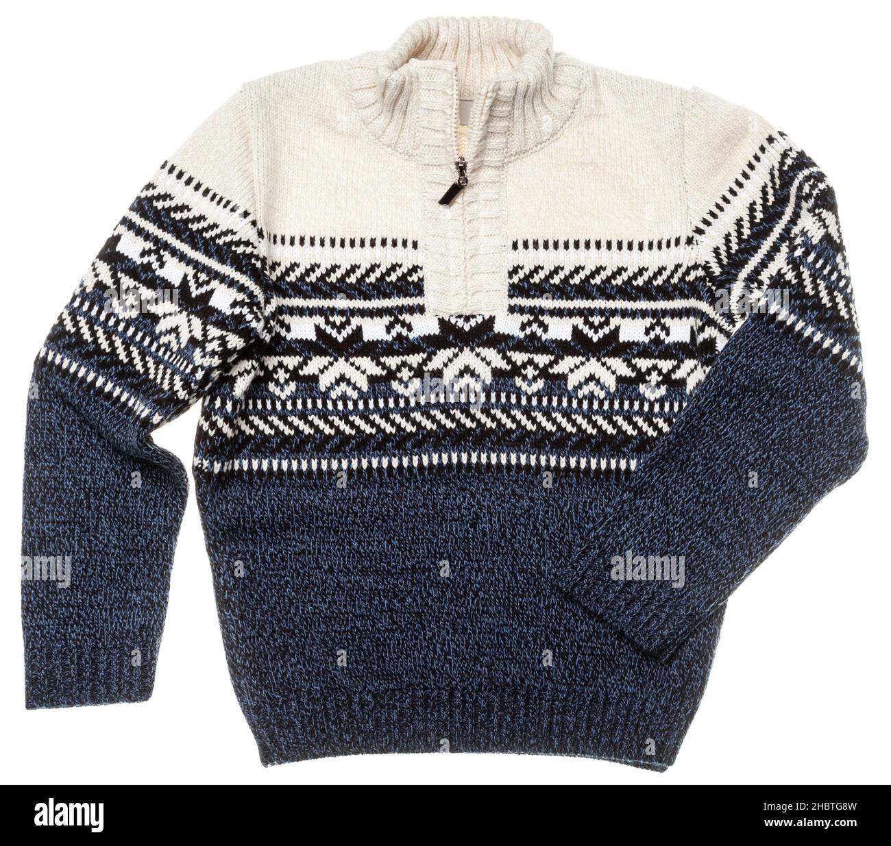 suéter tejido para hombre