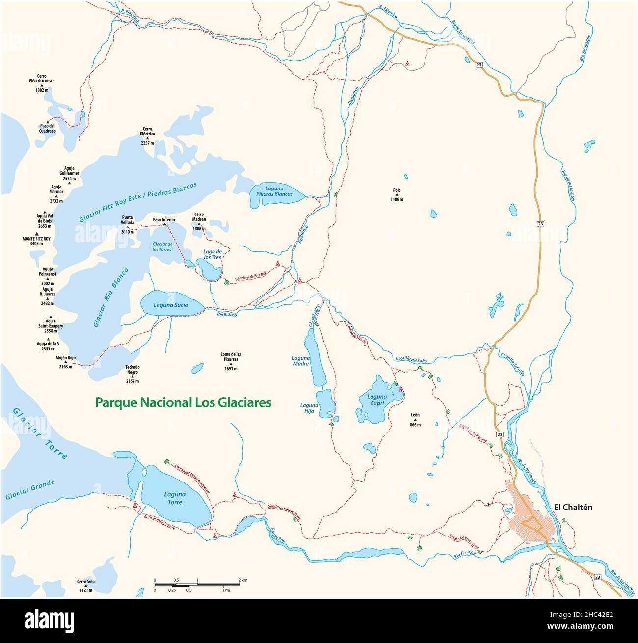 Mapa De Santa Cruz Fotografias E Imagenes De Alta Resolucion Alamy