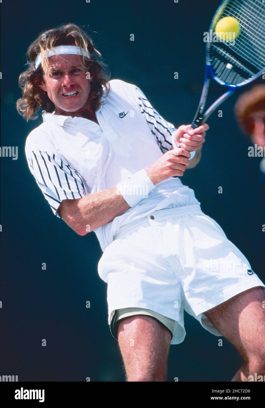 El tenista americano Patrick McEnroe, Lipton 1993 Foto de stock