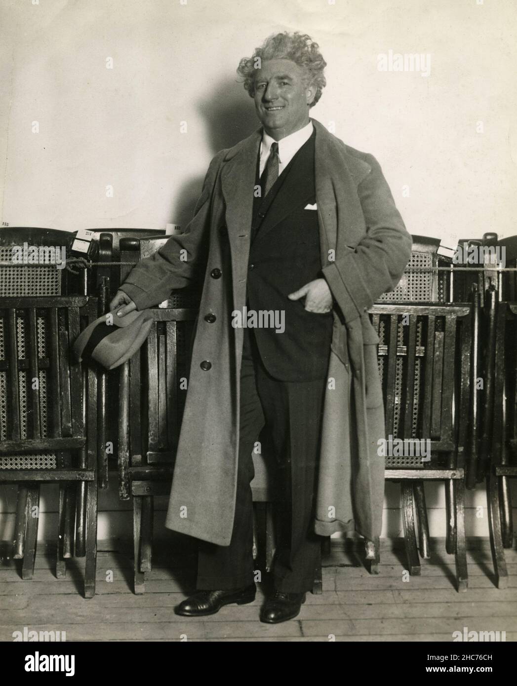 Tenor operístico italiano Giovanni Martinelli, Estados Unidos 1930s Foto de stock