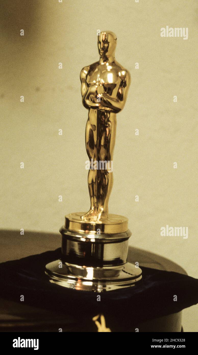 Oscar STATUETTE famoso premio de cine Foto de stock