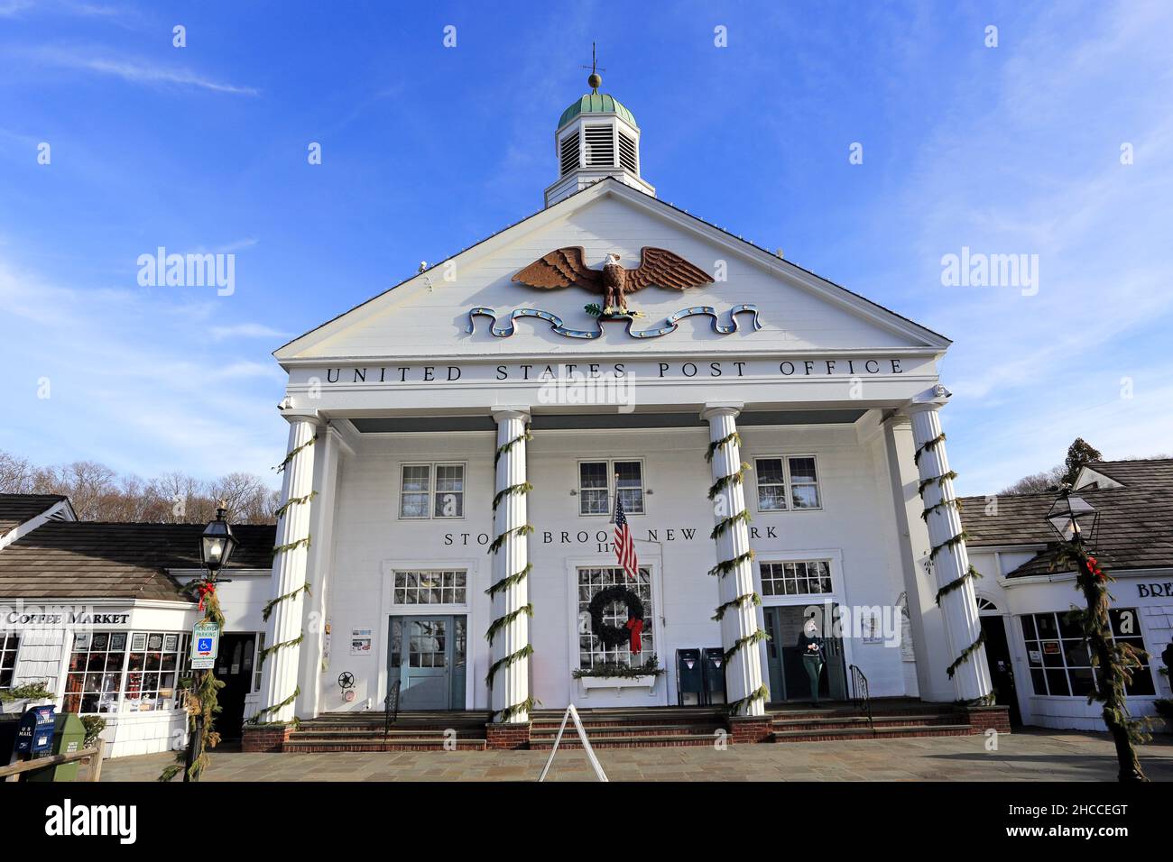 Oficina de correos Stony Brook Long Island Nueva York Foto de stock