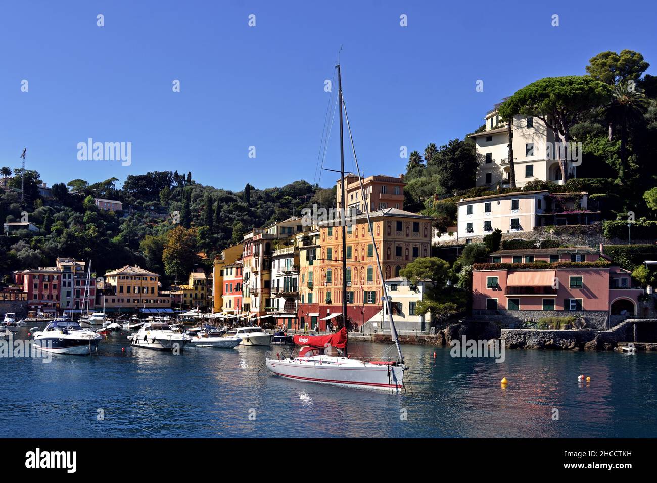 Portofino, Italia, italiano, mediterráneo. Foto de stock