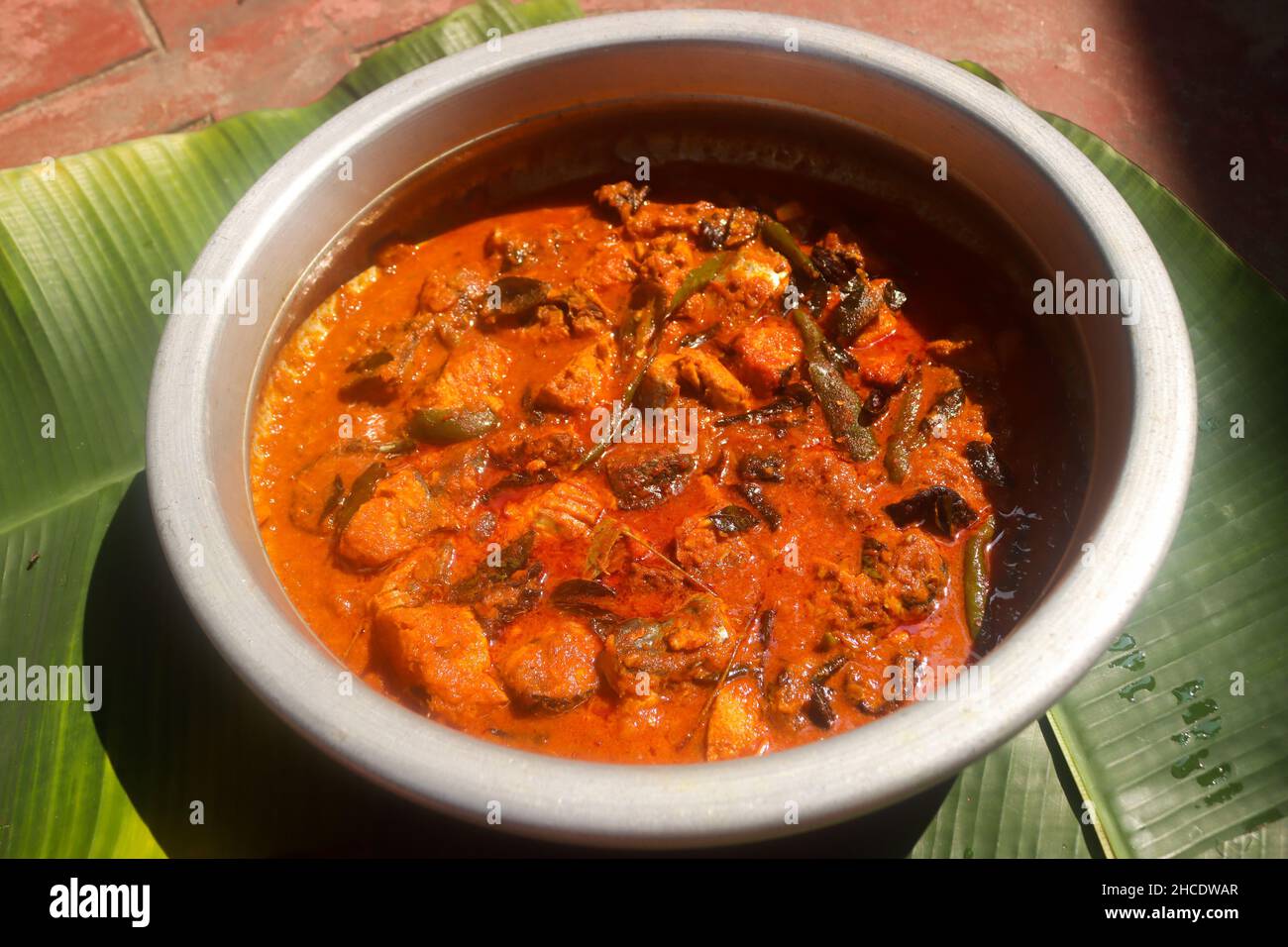 Curry de pescado kerala curry de pescado Foto de stock