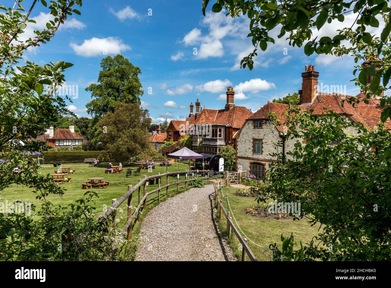 Gilbert White's House and Garden; Selborne; Hampshire; Reino Unido Foto de stock