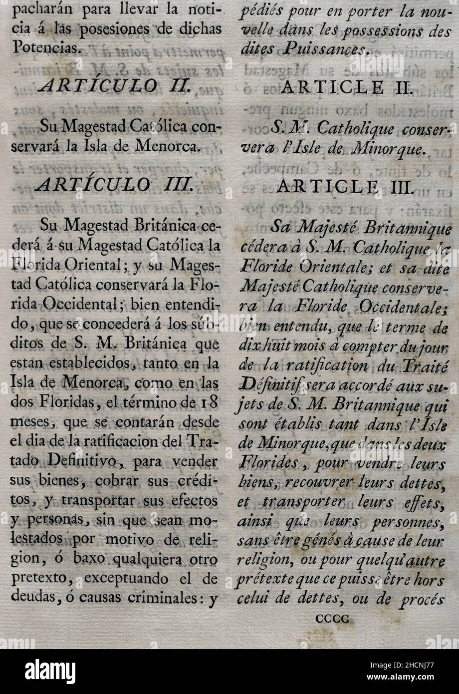 Preliminares del tratado de paz fotografías e imágenes de alta