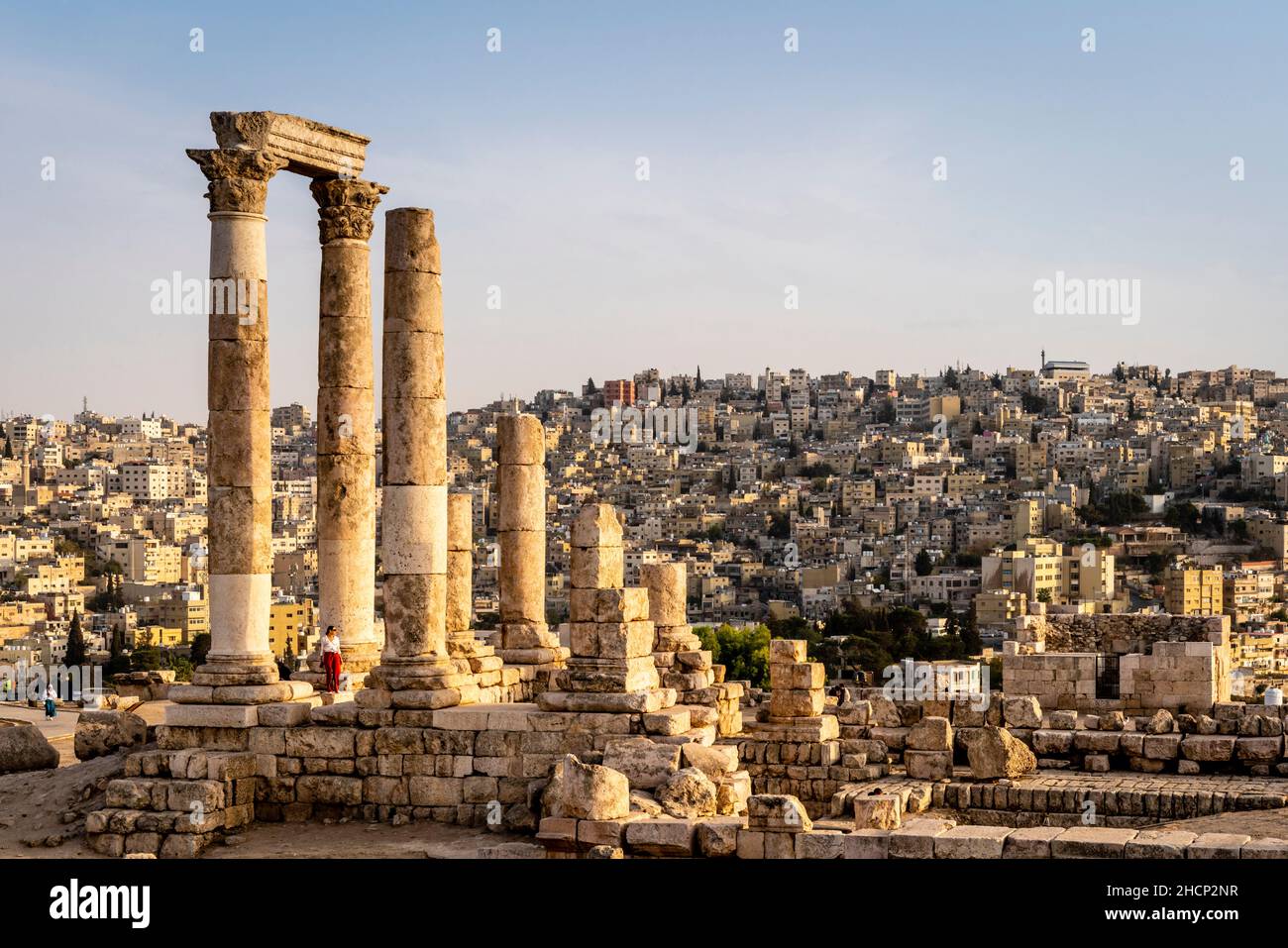 El Templo de Hércules, la Ciudadela, Ammán, Jordania Fotografía de stock -  Alamy