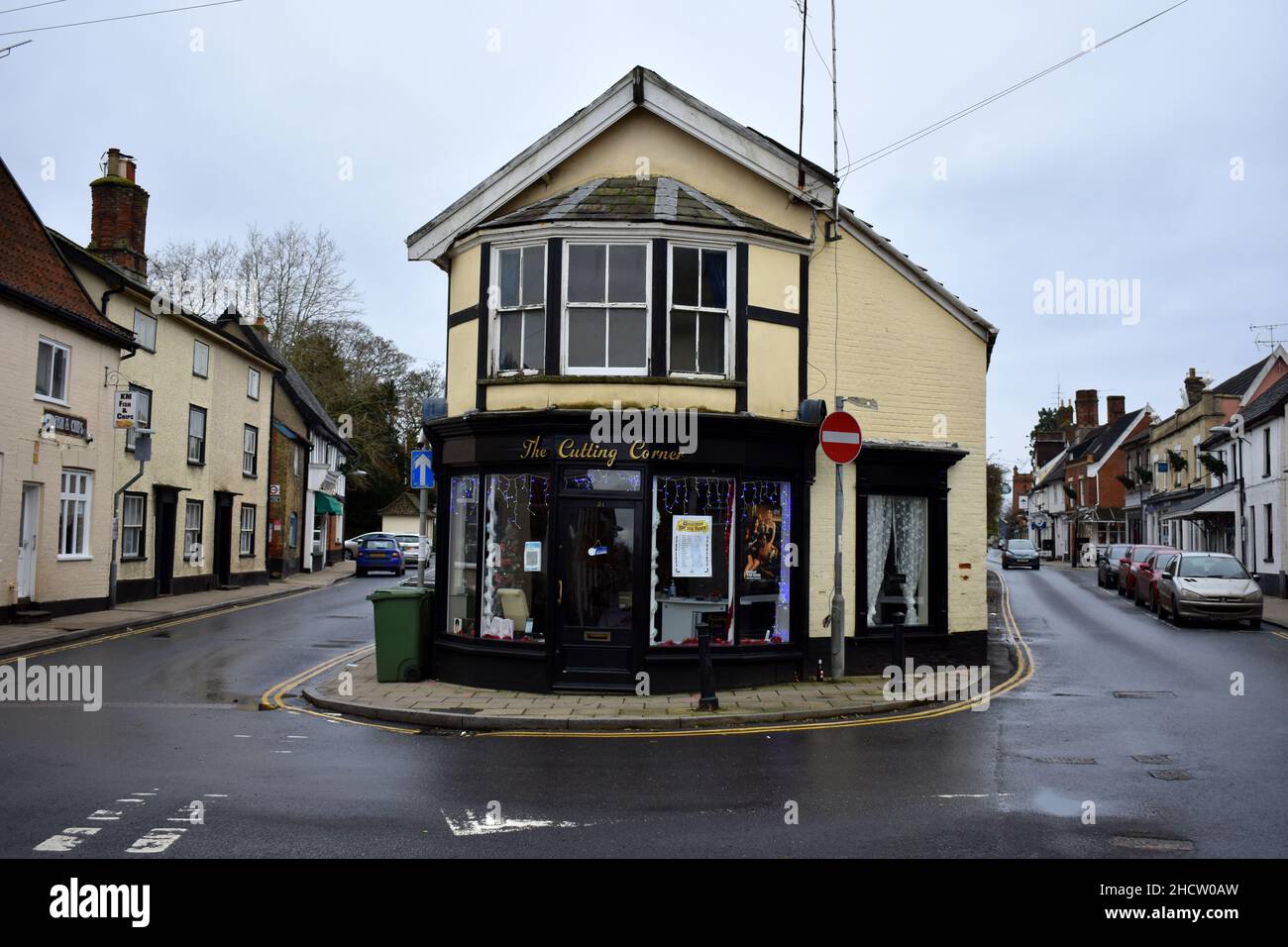 Tienda de esquina, Harleston, Norfolk Foto de stock