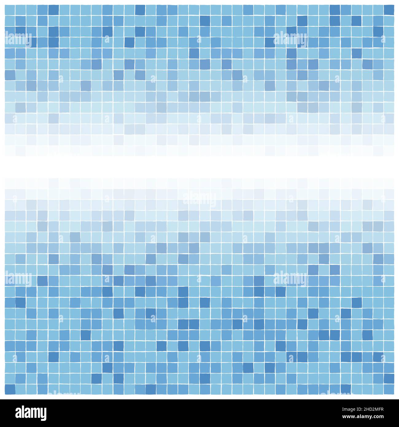 Azulejos azules fondo degradado como el suelo de la piscina Ilustración del Vector