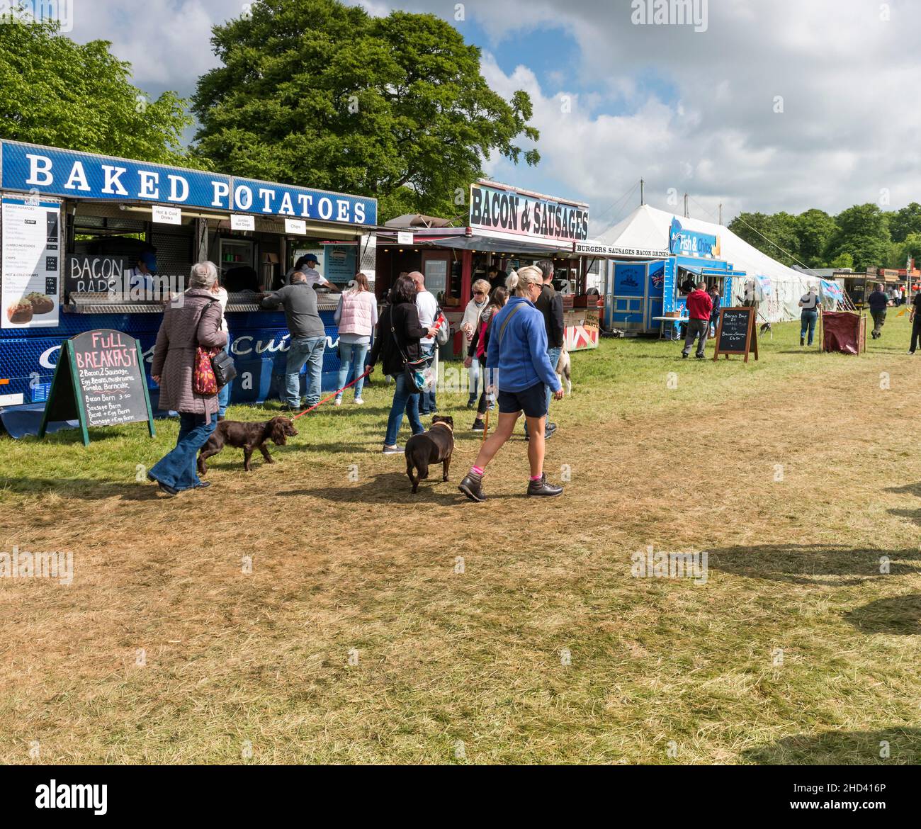 La feria de juegos Pickering en Scampston Hall Foto de stock