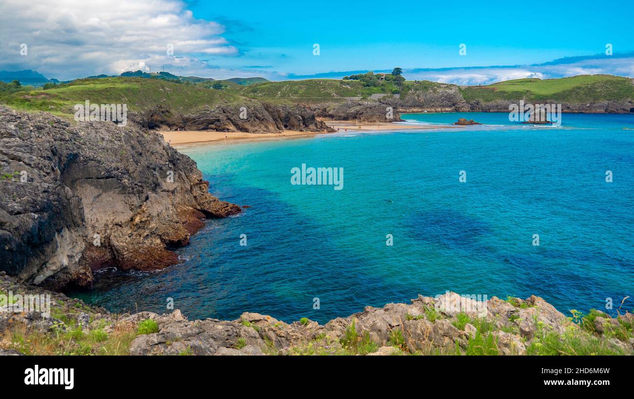 Costa y acantilados, Playa Borizu, Paisaje protegido de la Costa