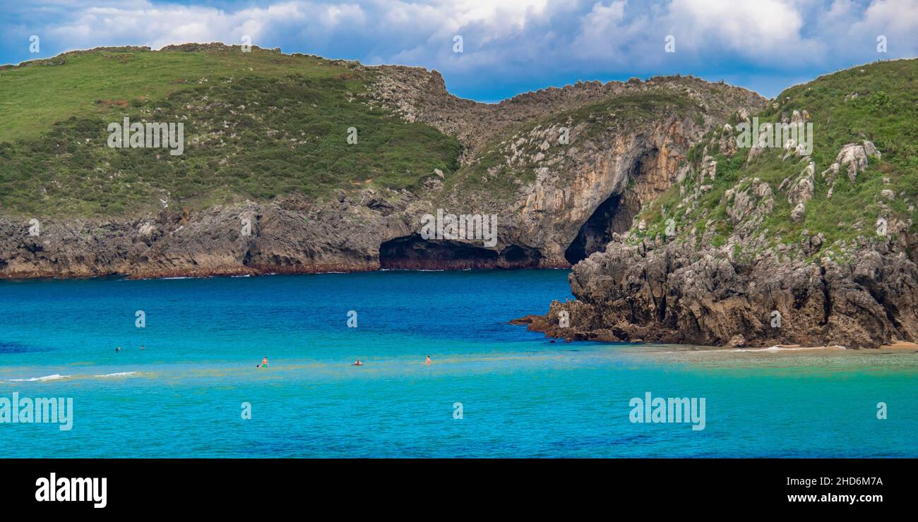 Costa y acantilados, Playa Borizu, Paisaje protegido de la Costa
