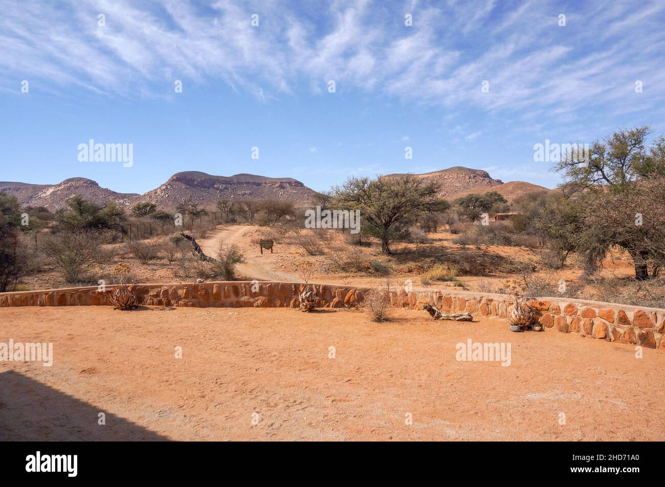 Paisaje típico namibiano, Afeica Foto de stock