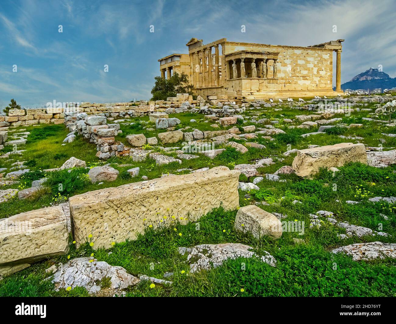 El Partenón. Atenas. Grecia. Foto de stock