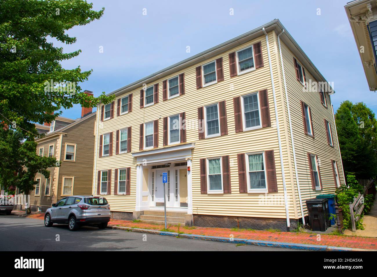 Residencia histórica Casa en 30 Lynde Street en el centro histórico de la ciudad de Salem