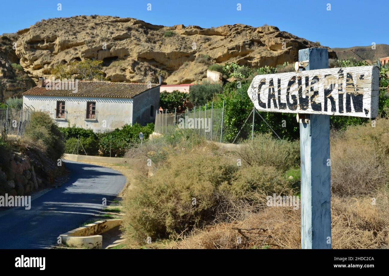 Monumento a las históricas casas cueva, Calguerin, Cuevas del Almanzora