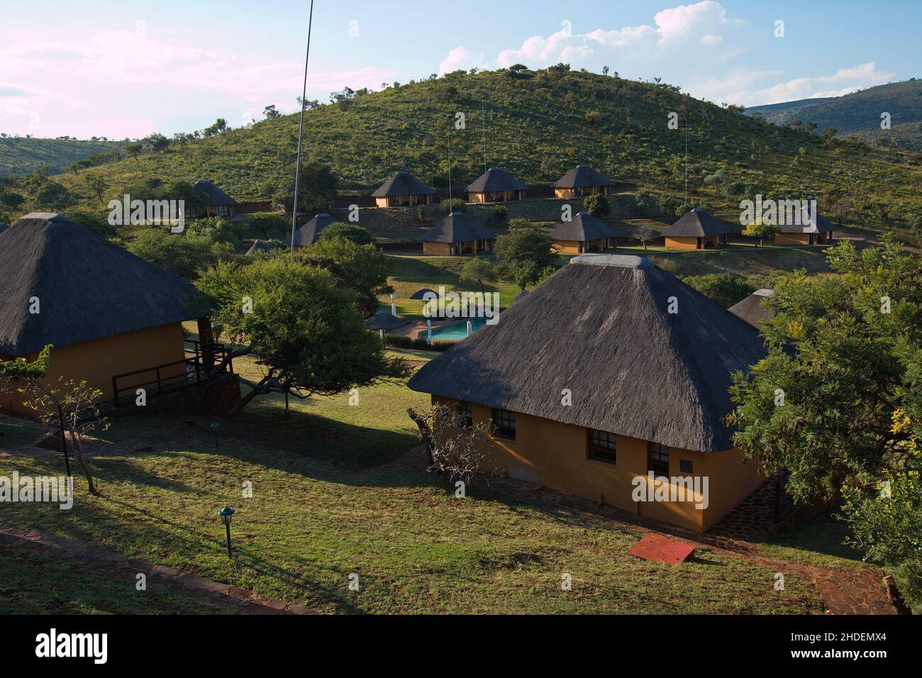 Hannah Lodge en República Sudafricana en África Foto de stock