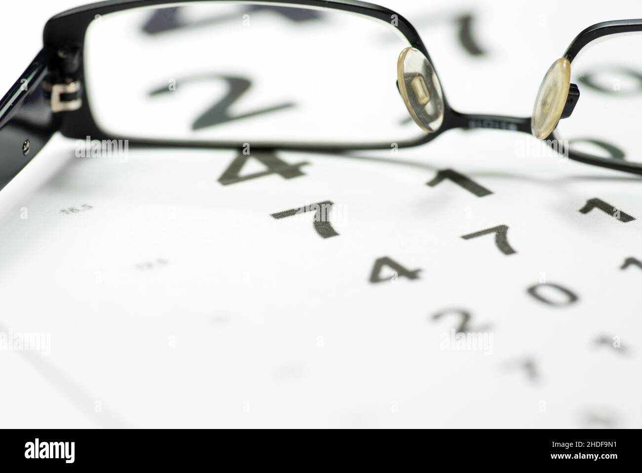 miopía, lentes de lectura, marco de gafas, gafas, marcos de gafas Foto de stock
