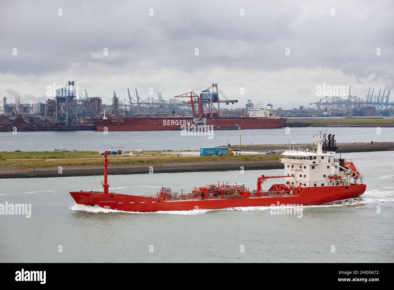 ENVÍO EURO PORT HOLLAND Foto de stock