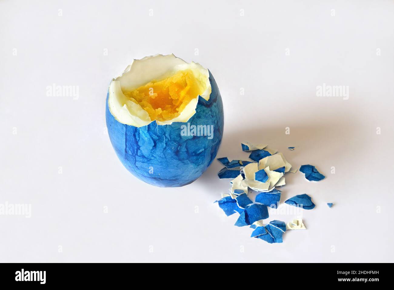 huevo de pascua, huevo duro, huevos de pascua, huevos duros y duros Foto de stock